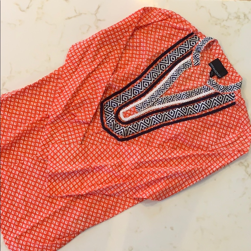 Cynthia Rowley Embroidered Tunic